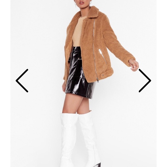 Nasty Gal Jackets & Blazers - NWT Nasty Gal Teddy Jacket
